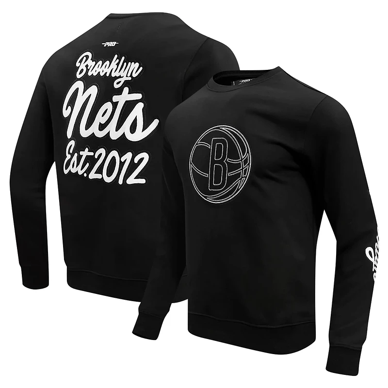 Pro Standard Brooklyn Nets Paint the City Drop Shoulder Sweatshirt