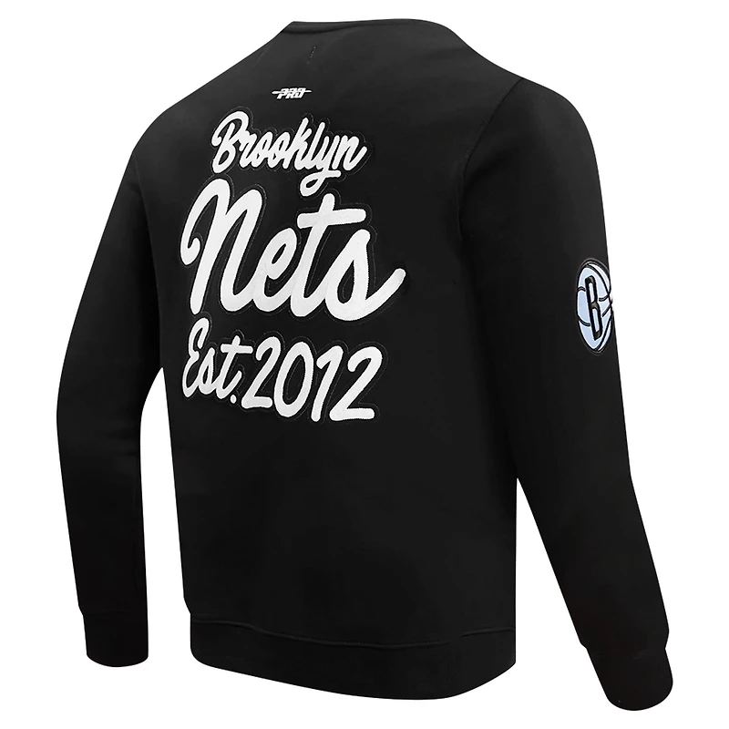 Pro Standard Brooklyn Nets Paint the City Drop Shoulder Sweatshirt