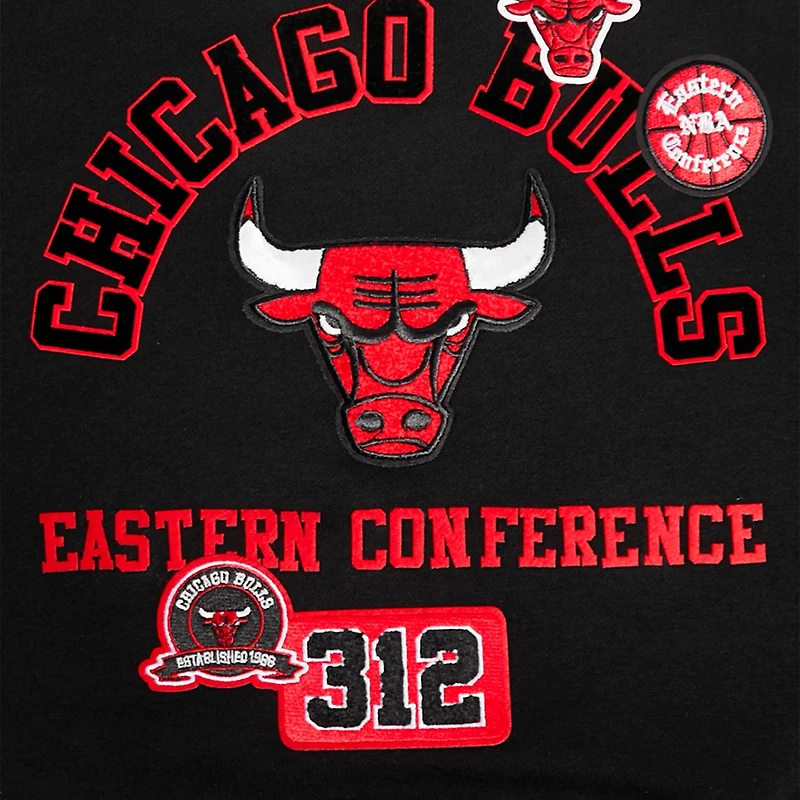 Pro Standard Chicago Bulls Area Code Cropped Pullover Sweatshirt