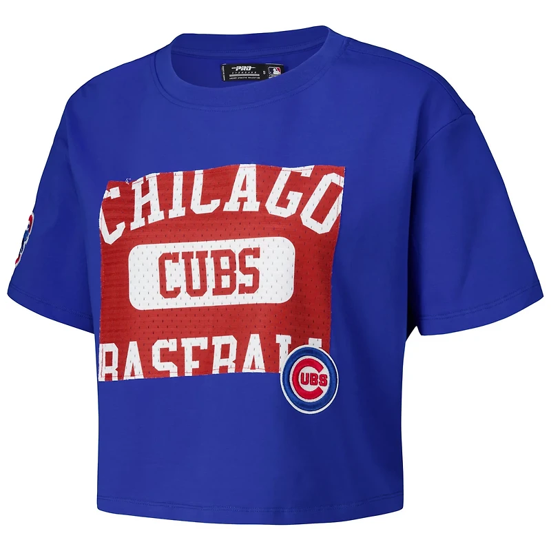 Pro Standard Chicago Cubs Made To Play Boxy Cropped T-Shirt