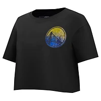 Pro Standard Golden State Warriors Jewels Boxy Cropped T-Shirt