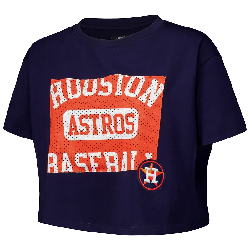 Pro Standard Houston Astros Made To Play Boxy Cropped T-Shirt