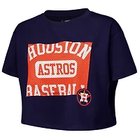 Pro Standard Houston Astros Made To Play Boxy Cropped T-Shirt