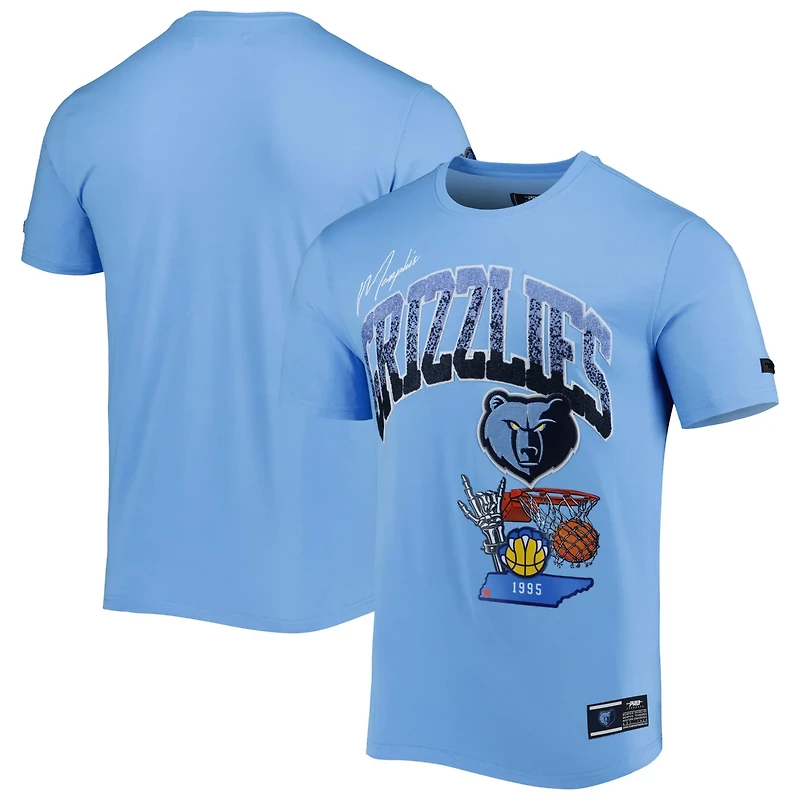 Pro Standard Light Memphis Grizzlies Hometown Chenille T-Shirt