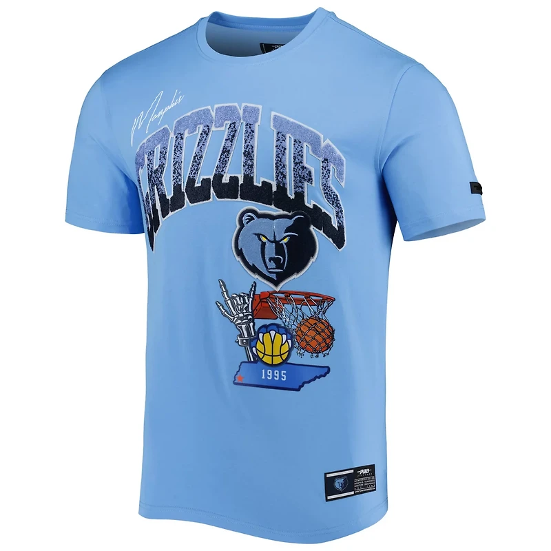 Pro Standard Light Memphis Grizzlies Hometown Chenille T-Shirt