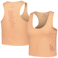 Pro Standard Los Angeles Dodgers Neutral Fitted Racerback Tank Top