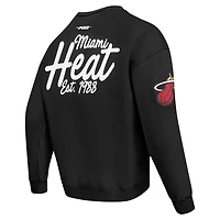 Pro Standard Miami Heat Paint the City Drop Shoulder Sweatshirt