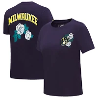 Pro Standard Milwaukee Brewers Roses Fitted T-Shirt