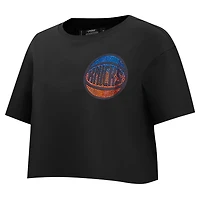 Pro Standard New York Knicks Jewels Boxy Cropped T-Shirt