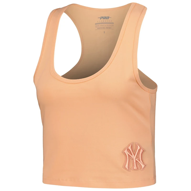 Pro Standard New York Yankees Neutral Fitted Racerback Tank Top