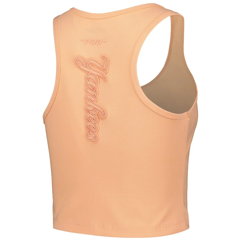 Pro Standard New York Yankees Neutral Fitted Racerback Tank Top