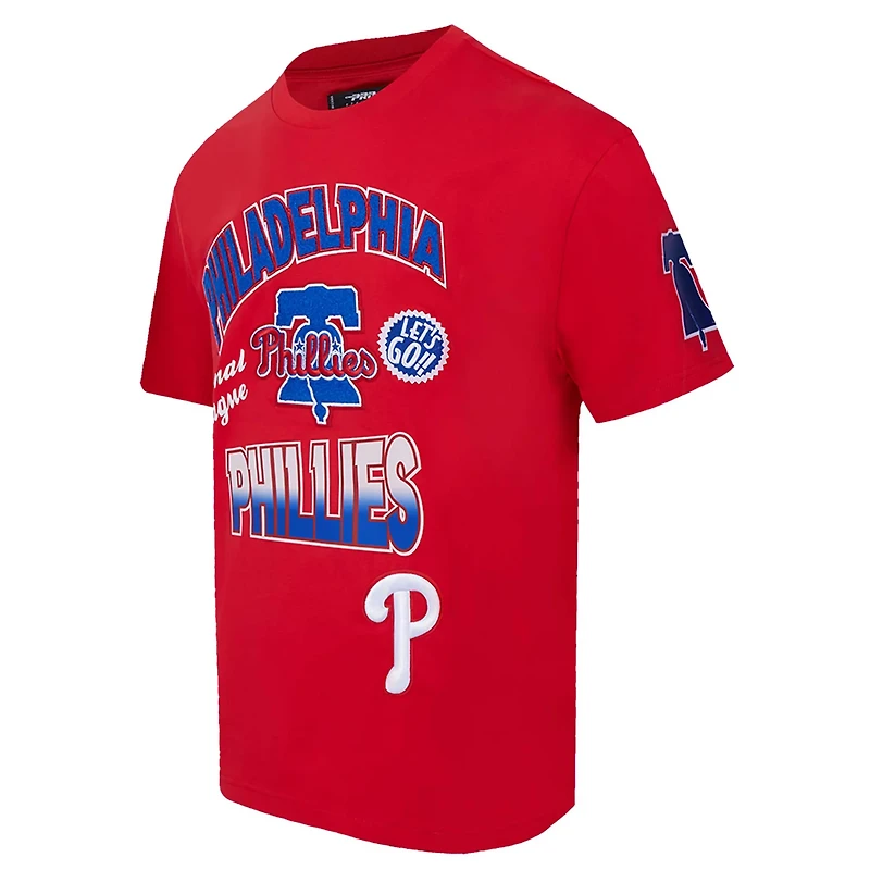 Pro Standard Philadelphia Phillies Turn It Up Dropped Shoulder T-Shirt
