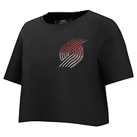 Pro Standard Portland Trail Blazers Jewels Boxy Cropped T-Shirt