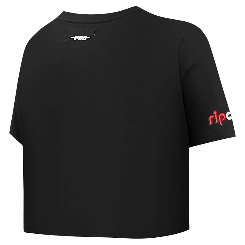 Pro Standard Portland Trail Blazers Jewels Boxy Cropped T-Shirt
