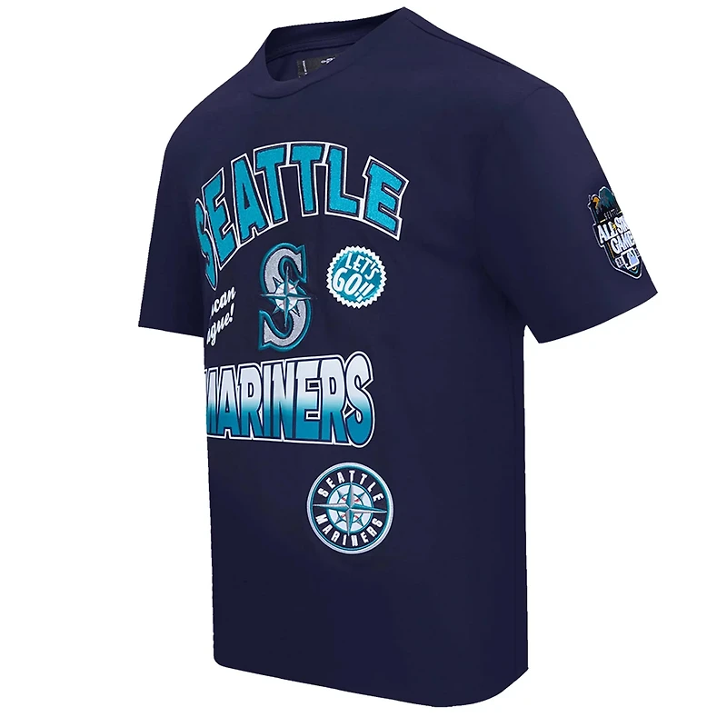 Pro Standard Seattle Mariners Turn It Up Dropped Shoulder T-Shirt