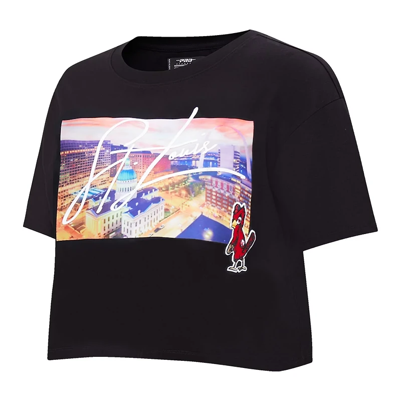Pro Standard St Louis Cardinals Cityscape Boxy T-Shirt