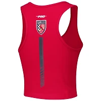 Pro Standard St Louis Cardinals Fast Lane Fitted Tri-Blend Cropped Tank Top