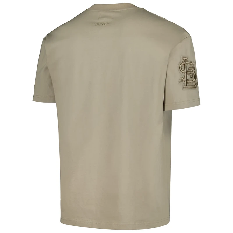 Pro Standard St Louis Cardinals Neutral Drop Shoulder T-Shirt