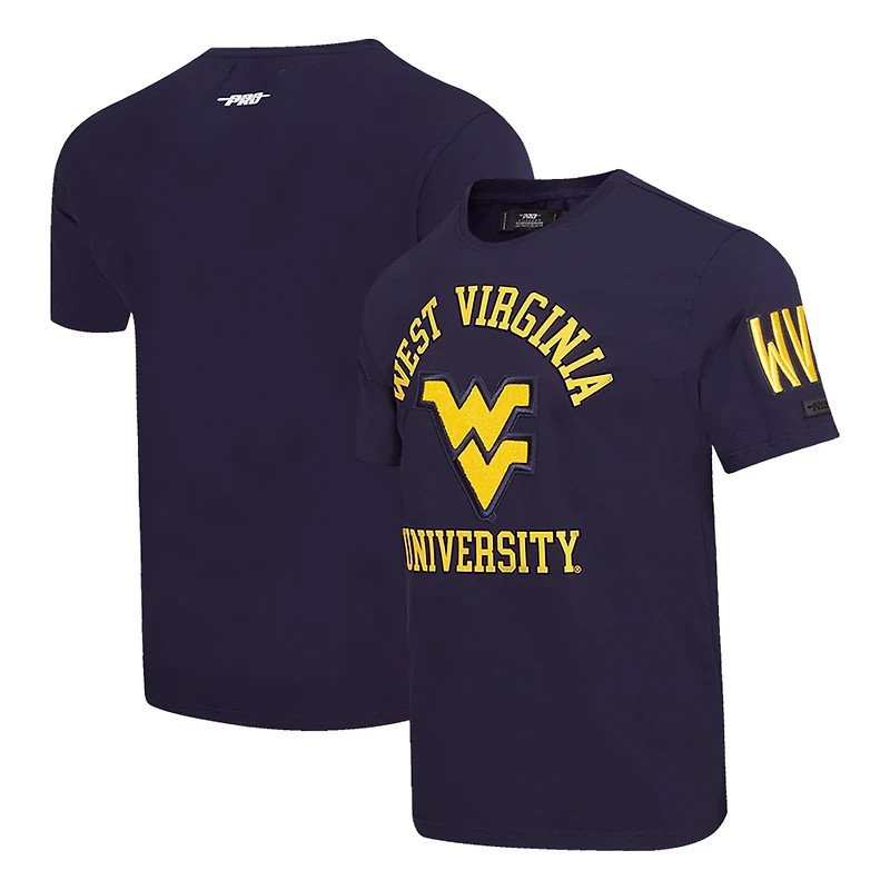 Pro Standard West Virginia Mountaineers Classic Stacked Logo T-Shirt
