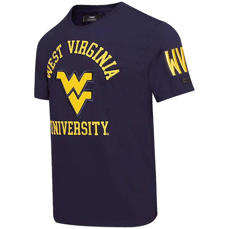 Pro Standard West Virginia Mountaineers Classic Stacked Logo T-Shirt