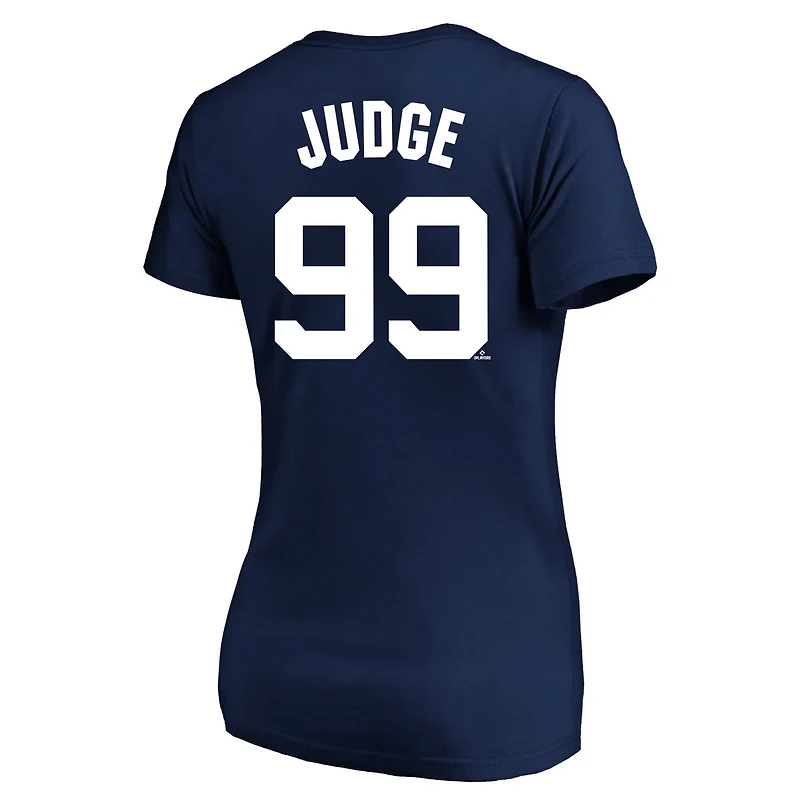 Profile Aaron Judge New York Yankees Plus Name  Number V-Neck T-Shirt