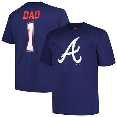 Profile Atlanta Braves Big  Tall 1 Dad T-Shirt
