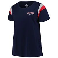 Profile Atlanta Braves Plus Scoop Neck T-Shirt
