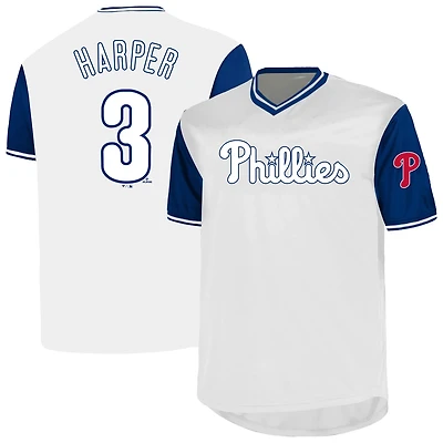 Profile Bryce Harper Philadelphia Phillies Big  Tall Name Number Birdeye V-Neck T-Shirt