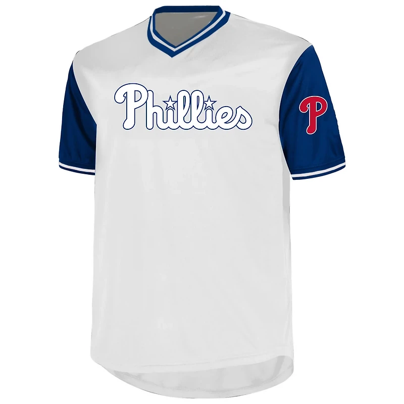 Profile Bryce Harper Philadelphia Phillies Big  Tall Name Number Birdeye V-Neck T-Shirt