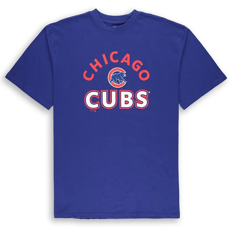 Profile Chicago Cubs Big  Tall T-Shirt  Shorts Combo Set