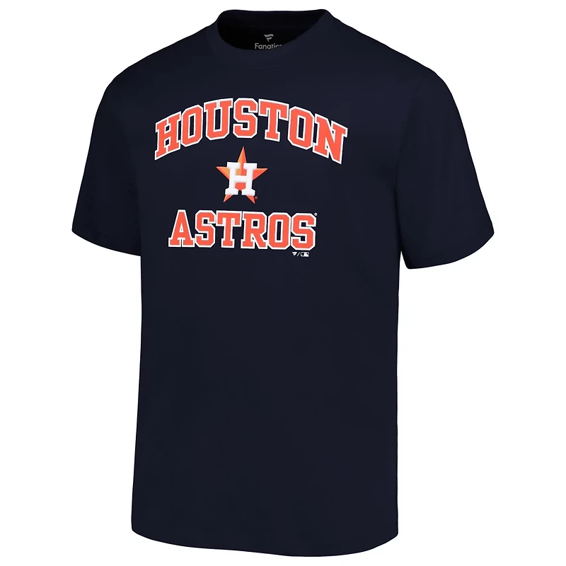 Profile Houston Astros Big  Tall Heart Soul T-Shirt