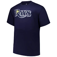 Profile Junior Caminero Tampa Bay Rays Big  Tall Name Number T-Shirt