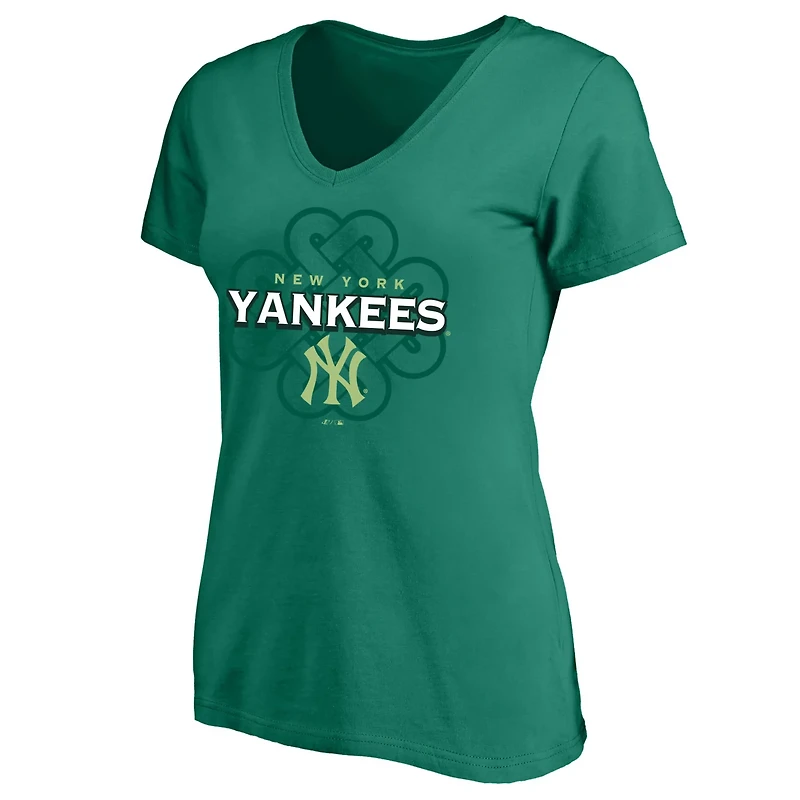 Profile Kelly New York Yankees Plus Celtic V-Neck T-Shirt