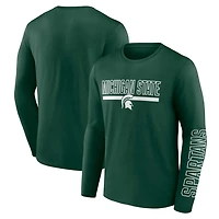 Profile Michigan State Spartans Big  Tall Two-Hit Graphic Long Sleeve T-Shirt