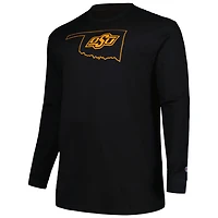 Profile Oklahoma State Cowboys Big  Tall Pop Long Sleeve T-Shirt