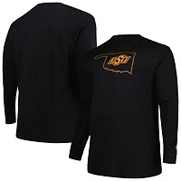 Profile Oklahoma State Cowboys Big  Tall Pop Long Sleeve T-Shirt