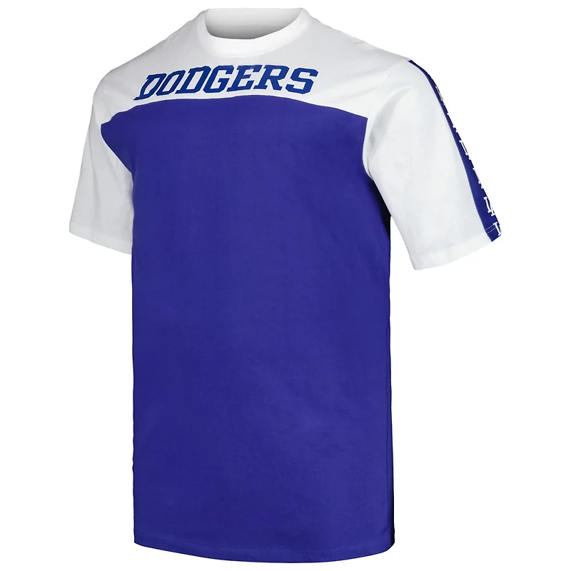 Profile Royal Los Angeles Dodgers Big Tall Yoke Knit T-Shirt