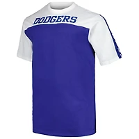 Profile Royal Los Angeles Dodgers Big  Tall Yoke Knit T-Shirt