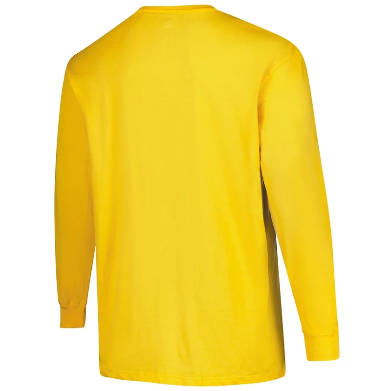 Profile San Diego Padres Big  Tall Two-Hit Long Sleeve T-Shirt