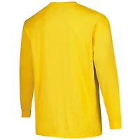 Profile San Diego Padres Big  Tall Two-Hit Long Sleeve T-Shirt