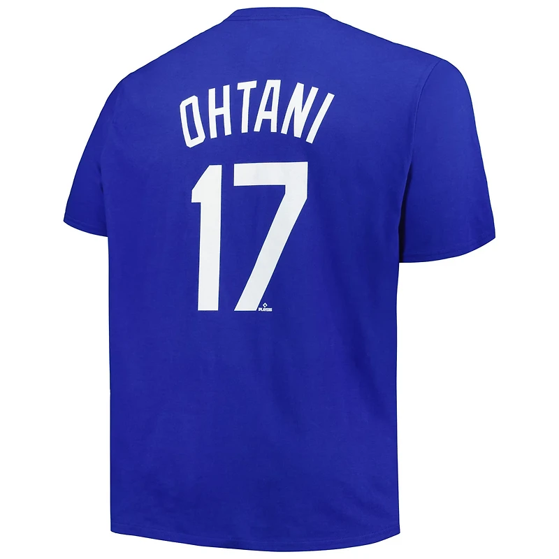 Profile Shohei Ohtani Los Angeles Dodgers Big Tall Name Number T-Shirt