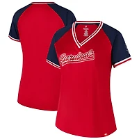 Profile St Louis Cardinals Plus Crossover V-Neck T-Shirt