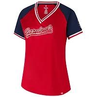 Profile St Louis Cardinals Plus Crossover V-Neck T-Shirt