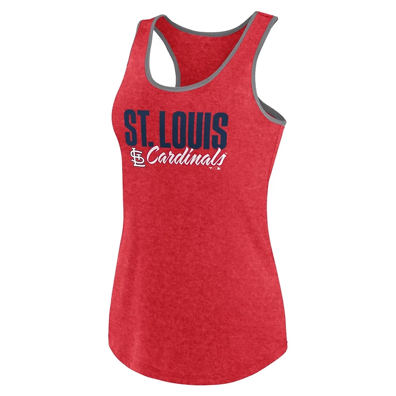 Profile St Louis Cardinals Plus Racerback Tank Top
