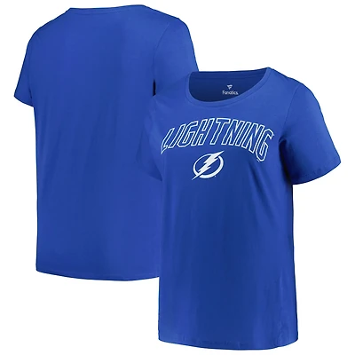 Profile Tampa Bay Lightning Plus Arch Over Logo T-Shirt