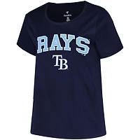 Profile Tampa Bay Rays Plus Arch Logo T-Shirt