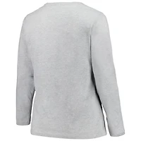 Profile Tennessee Volunteers Plus Arch Over Logo Scoop Neck Long Sleeve T-Shirt