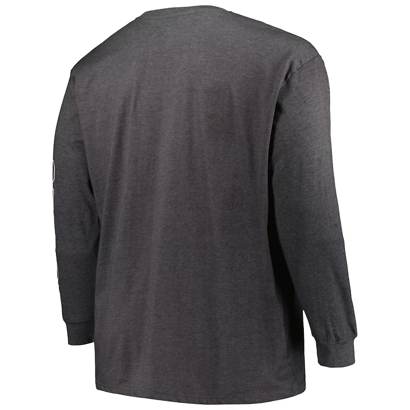 Profile Texas AM Aggies Big  Tall Two-Hit Graphic Long Sleeve T-Shirt