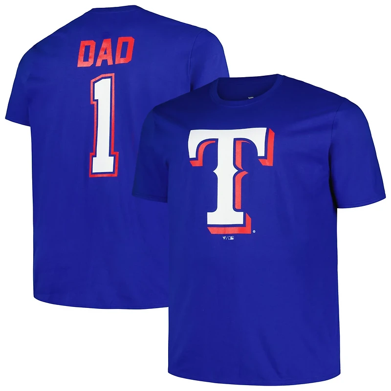 Profile Texas Rangers Big  Tall 1 Dad T-Shirt