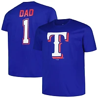 Profile Texas Rangers Big  Tall 1 Dad T-Shirt